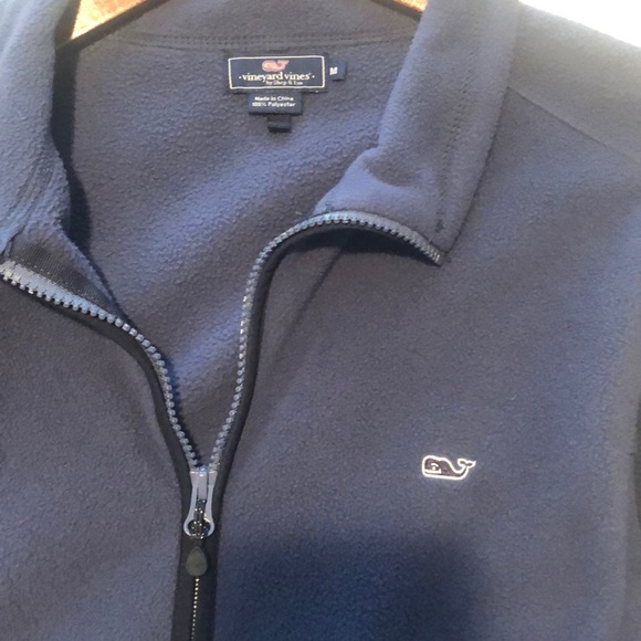 Blue Vineyard Vines Pull Over Zipper Never Worn - Picture 2 of 5